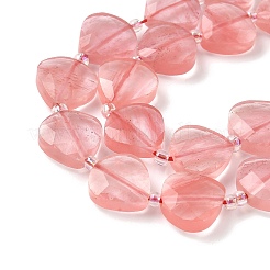 Cherry Quartz Glass Beads Strands&nbsp;G-D316-A16