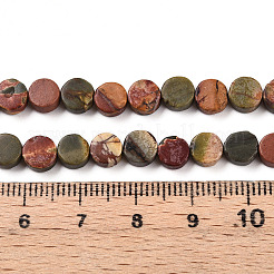 Natural Picasso Jasper/Polychrome Jasper Beads Strands&nbsp;G-N346-06A-04