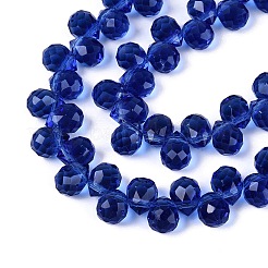 Transparent Glass Beads Strands&nbsp;GLAA-Q116-01A-B15