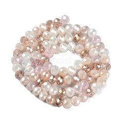 Electroplate Glass Beads Strands&nbsp;EGLA-YW0002-D09
