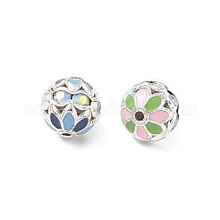 Brass Enamel Beads&nbsp;KK-CBA18B7-01P