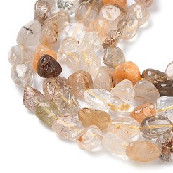 Natural Rutilated Quartz Beads Strands&nbsp;G-Z126-A02
