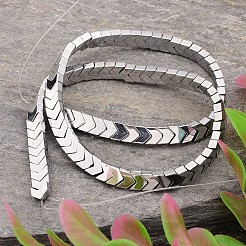 Electroplated Arrows Non-magnetic Synthetic Hematite Bead Strands&nbsp;X-G-E295-10A