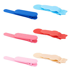 6Pcs 6 Styles Plastic Bookmark Clip&nbsp;AJEW-TA0002-02