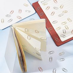 150Pcs 3 Colors Carbon Steel Paper Clips&nbsp;FIND-CP0001-50A