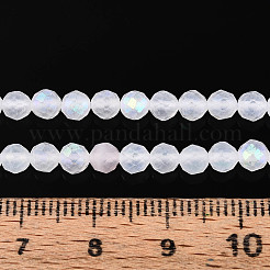 AB Color Plated Natural Quartz Crystal Beads Strands&nbsp;G-T144-B07-05