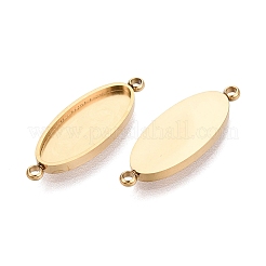 304 Stainless Steel Connector Cabochon Settings&nbsp;STAS-Q113-37G