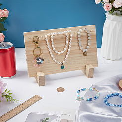Wood Jewelry Displays Stands&nbsp;ODIS-WH0030-181