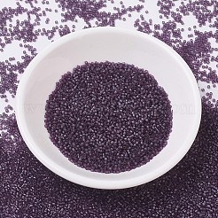 MIYUKIデリカビーズ  シリンダー  日本製シードビーズ  11/0  （db0782)染め半つや消し透明梅  1.3x1.6mm  穴：0.8mm  約2000個/10g&nbsp;X-SEED-J020-DB0782