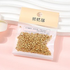 シェグレース真鍮スペーサービーズ  ロンデル  長持ちメッキ  カドミウムフリー＆ニッケルフリー＆鉛フリー  18KGP本金メッキ  2x1.5mm  穴：1.2mm  約：680PCS /バッグ&nbsp;XGR0075G-26G