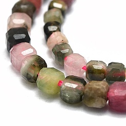 Natural Multicolor Tourmaline Beads Strands&nbsp;G-E576-66