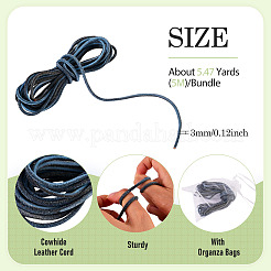 1Pc Cowhide Leather Cord&nbsp;WL-TA0001-11A