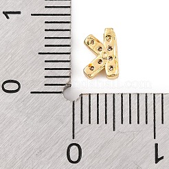 Rack Plating Brass Micro Pave Cubic Zirconia Cabochons&nbsp;KK-F874-04G-K