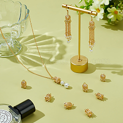 12Pcs Brass Connector Rhinestone Settings&nbsp;KK-PH0010-47