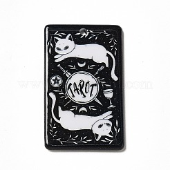 Tarot Theme Printed Acrylic Pendants&nbsp;MACR-G061-04P