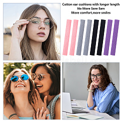 Polyester Eyeglasses Ear Grip&nbsp;AJEW-CN0006-70B
