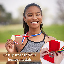Velvet Medal Gift Box&nbsp;CON-WH0130-01C