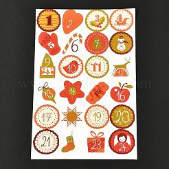 Christmas Theme Stickers&nbsp;DIY-XCP0001-45