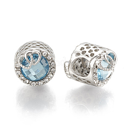 Alloy Rhinestone Beads&nbsp;PALLOY-T048-13P-03
