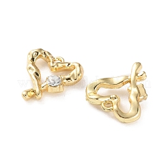 Rack Plating Alloy Rhinestoned Pendants&nbsp;FIND-M038-12G