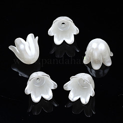Spray Paint ABS Plastic Imitation Pearl Beads&nbsp;MACR-N013-001
