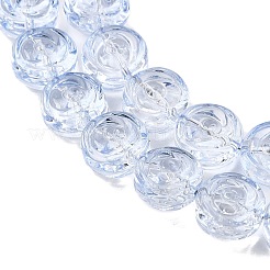 Baking Paint Transparent Glass Beads Strands&nbsp;GL-CBA2ED2-04C