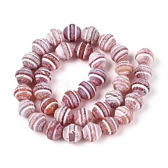 Dyed Natural Agate Beads Strands&nbsp;G-T144-27E