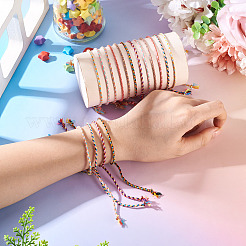 16Pcs 8 Style Macrame Cotton Cord Bracelets Making&nbsp;BJEW-TAC0058
