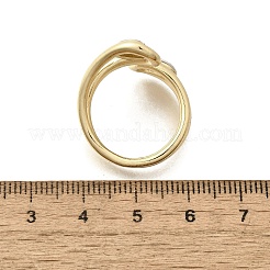 Brass Cuff Rings for Women&nbsp;RJEW-G347-10GP