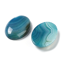 Natural Striped Agate/Banded Agate Cabochons&nbsp;G-H296-01F