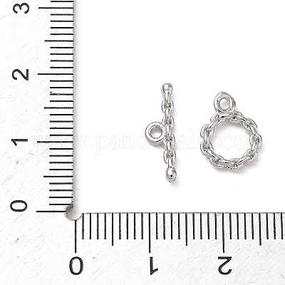 Brass Toggle Clasp&nbsp;KK-D289-53B-P-1