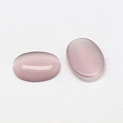 キャッツアイカボション  オーバル  アザミ  12x10x2mm&nbsp;CE-J005-10x12mm-27-1