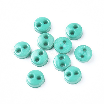 Nylon Tiny Button&nbsp;BUTT-WH0014-28C-1