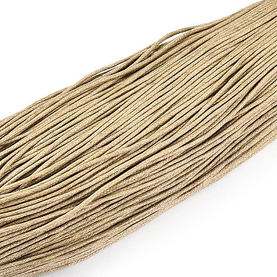 ワックスコットンコード  淡い茶色  1.5mm  約360ヤード/バンドル（330m /バンドル）&nbsp;YC-S007-1.5mm-278-1