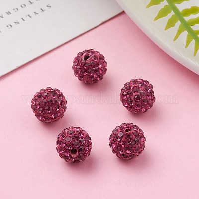 Pave Disco Ball Beads&nbsp;X-RB-A130-10mm-16-1