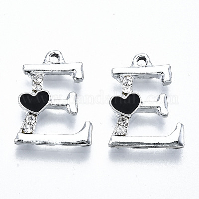 UV Plated Alloy Enamel Pendants&nbsp;X-PALLOY-S181-002-RS-1