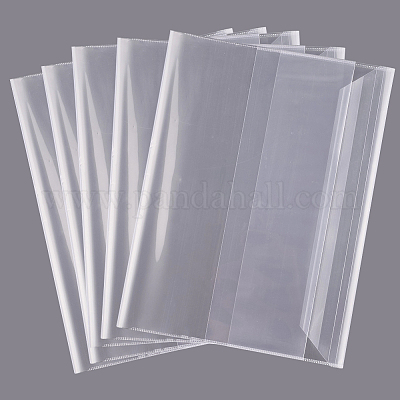 10Pcs Plastic Book Covers&nbsp;OFST-WH20816-004C-1