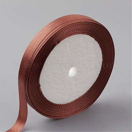 シングルフェイスサテンリボン  ポリエステルリボン  サドルブラウン  2インチ（50mm）  約25ヤード/ロール（22.86メートル/ロール）  100ヤード/グループ（91.44メートル/グループ）  4のロール/グループ&nbsp;RC50MMY-A030-1