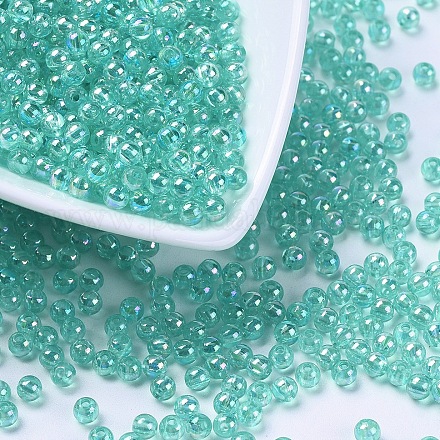 Eco-Friendly Transparent Acrylic Beads PL731-9-1