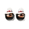 Halloween Theme Resin Decoden Cabochons, Black, Devil, 14x11.5x6mm