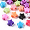 Opaque Acrylic Beads, Star, Mixed Color, 9x9.5x5.5mm, Hole: 2.5mm