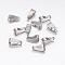 Iron Snap on Bails, Platinum, 8.5x3.5x4mm, Hole: 2.5x7.5mm