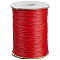 1 Roll Eco-Friendly Korean Waxed Polyester Cord, Macrame Artisan String for Jewelry Making, Round, FireBrick, 1mm, about 169.51~174.98 Yards(155~160m)/Roll