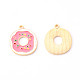 Alloy Enamel Pendants&nbsp;ENAM-R058-04-2