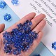 透明なアクリルビーズフレーム  花  ブルー  16.5x15.5x6mm  穴：2mm  約674個/500g&nbsp;TACR-S153-01A-86-5