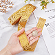 Ethnic Embroidery Polyester Flat Ribbons&nbsp;OCOR-WH0060-37A-3