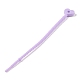 Heart Shape Silicone Cable Zip Ties&nbsp;AJEW-C034-02D-1
