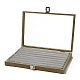 8-slot Wooden Ring Presentation Boxes&nbsp;ODIS-M007-02-2