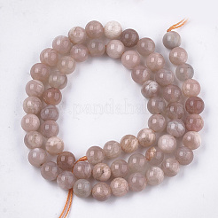 Natural Sunstone Beads Strands&nbsp;G-S333-6mm-038