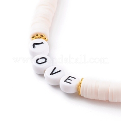 Polymer Clay Heishi Beaded Mobile Straps&nbsp;HJEW-JM00464